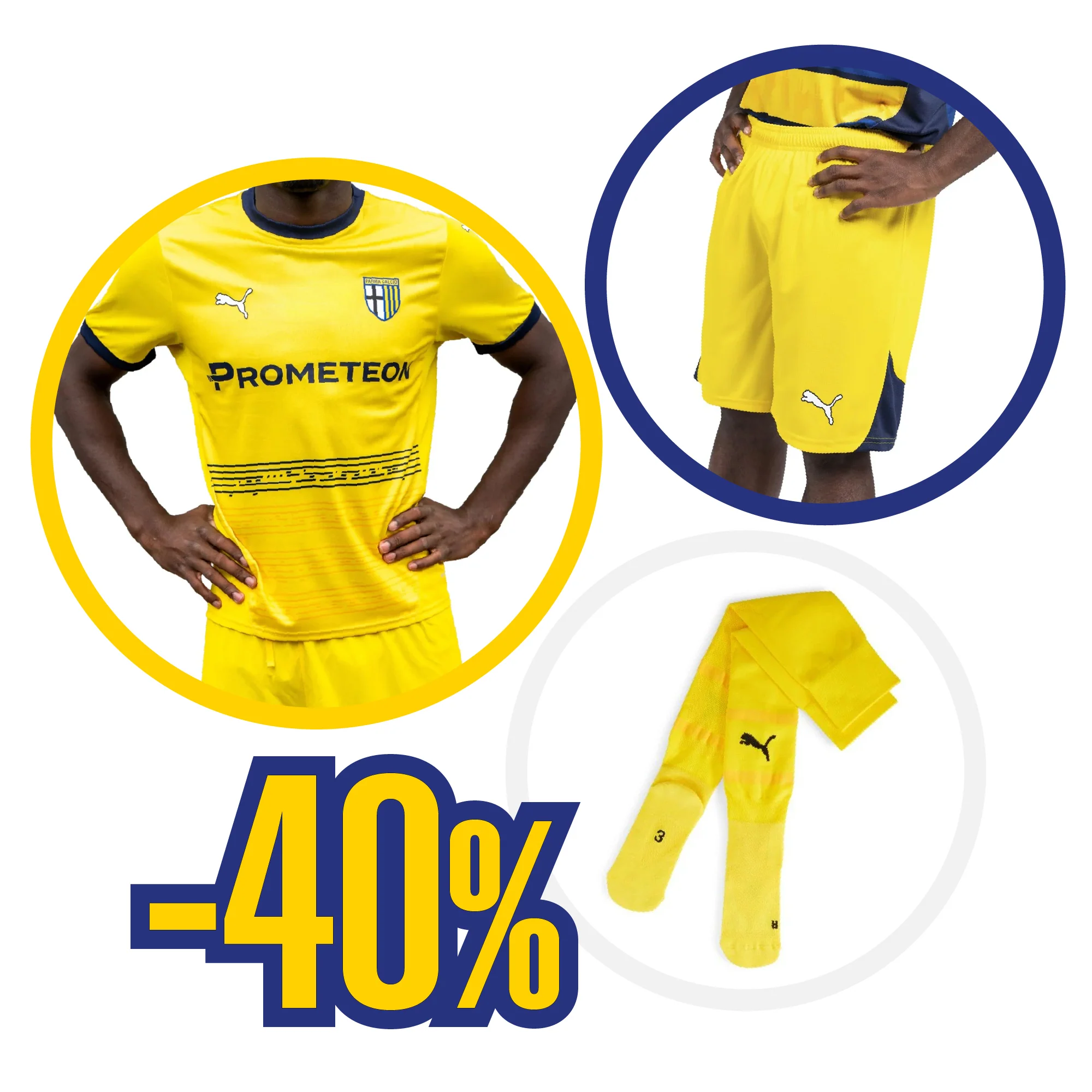 BUNDLE MAGLIA GARA THIRD + PANTALONCINI GARA + CALZETTONI GARA