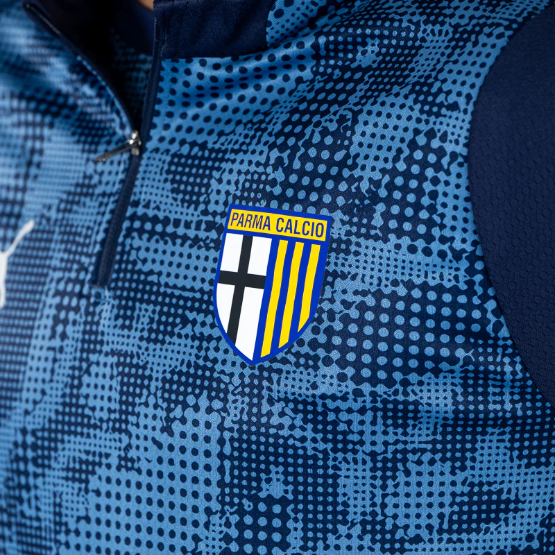 Felpa 1/4 Zip Training Players Blu Navy - Parma Calcio - Image 2