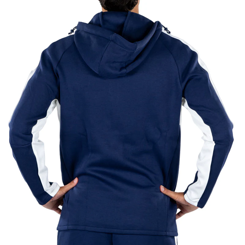 Felpa Hooded Evostripe Zip Blu Navy - Parma Calcio - Image 4