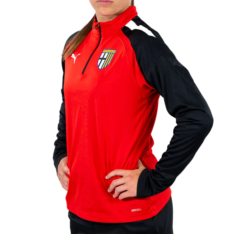 Felpa Woman 1/4 Zip Training Rossa - Parma Calcio