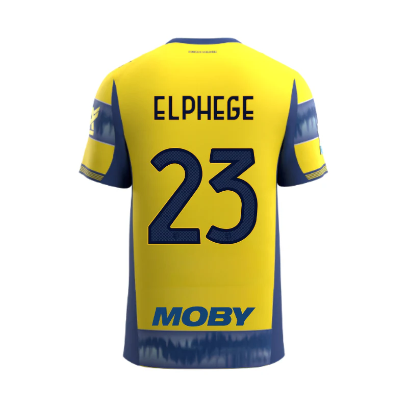 Maglia Junior Gara Parma Calcio Away 25/26 Elphege 23 NO PATCH SERIE A