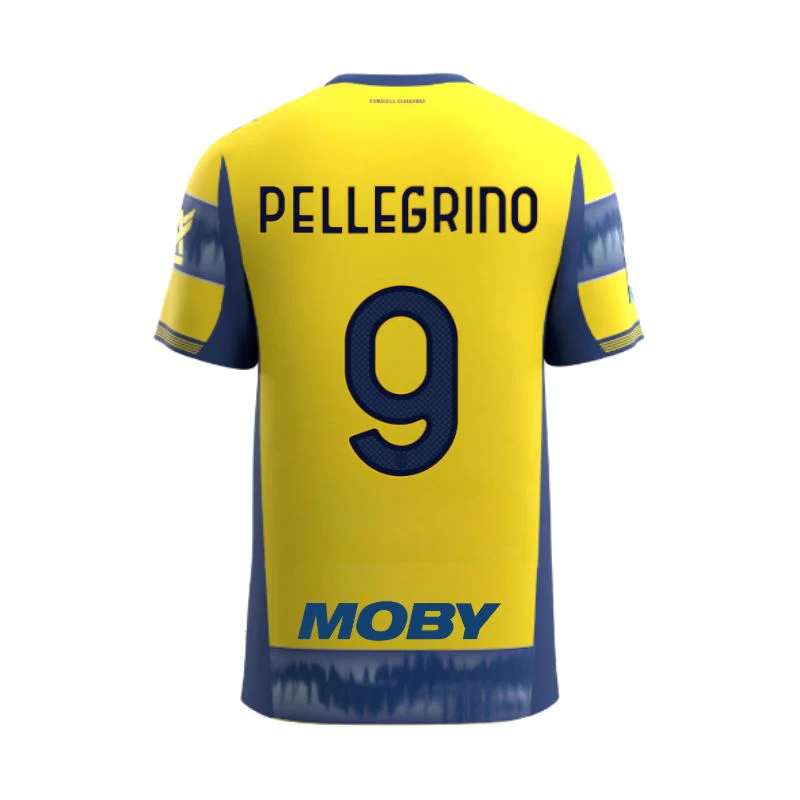 Maglia Junior Gara Parma Calcio Away 25/26 Pellegrino 9 NO PATCH SERIE A