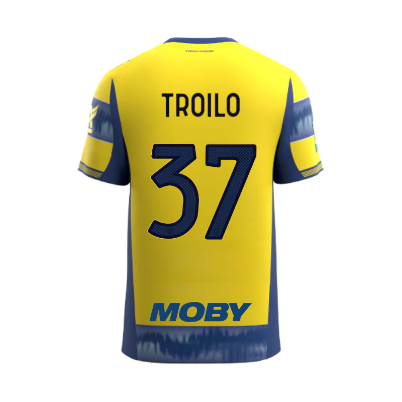Maglia Junior Gara Parma Calcio Away 25/26 Troilo 37 NO PATCH SERIE A
