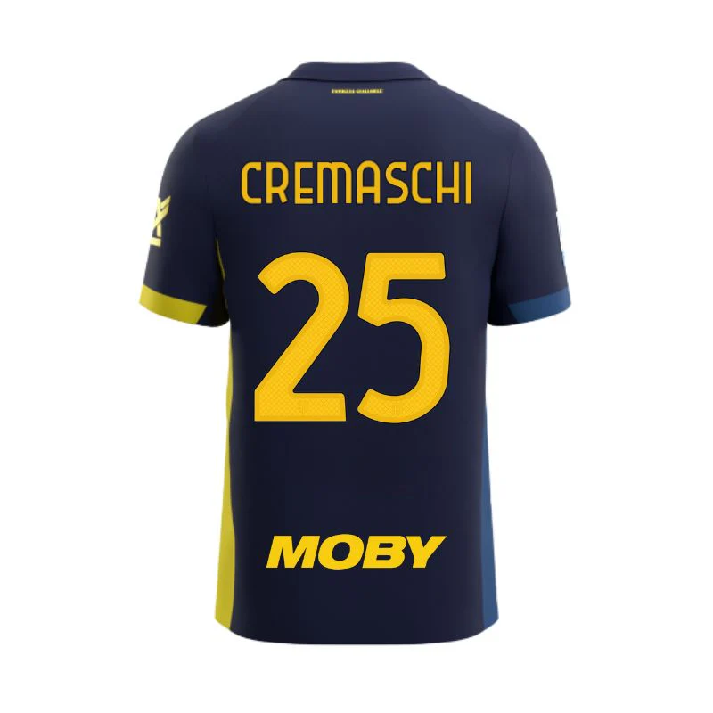 Maglia Junior Gara Parma Calcio Fourth 25/26 Cremaschi 25 NO PATCH SERIE A