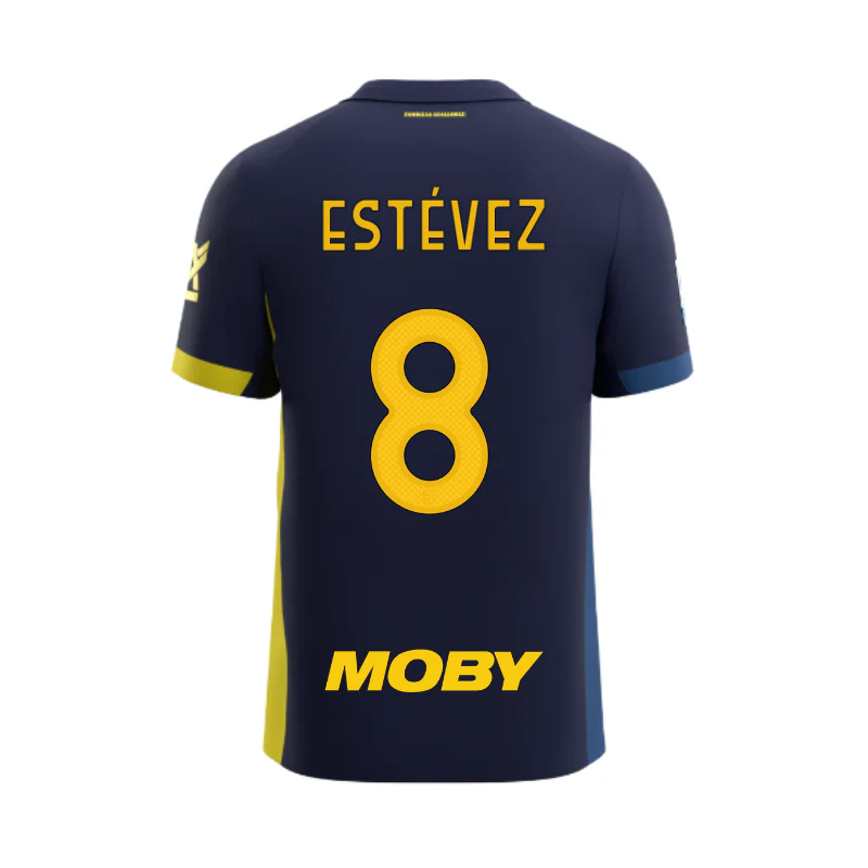 Maglia Junior Gara Parma Calcio Fourth 25/26 Estévez 8 NO PATCH SERIE A