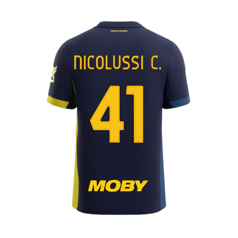 Maglia Junior Gara Parma Calcio Fourth 25/26 Nicolussi Caviglia 41 NO PATCH SERIE A