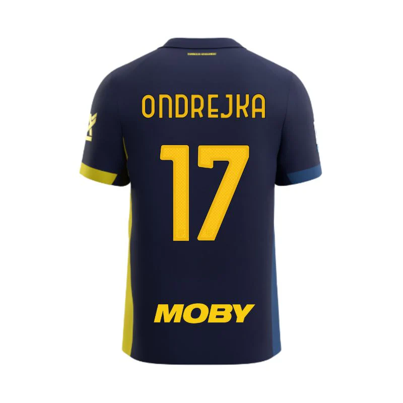 Maglia Junior Gara Parma Calcio Fourth 25/26 Ondrejka 17 NO PATCH SERIE A