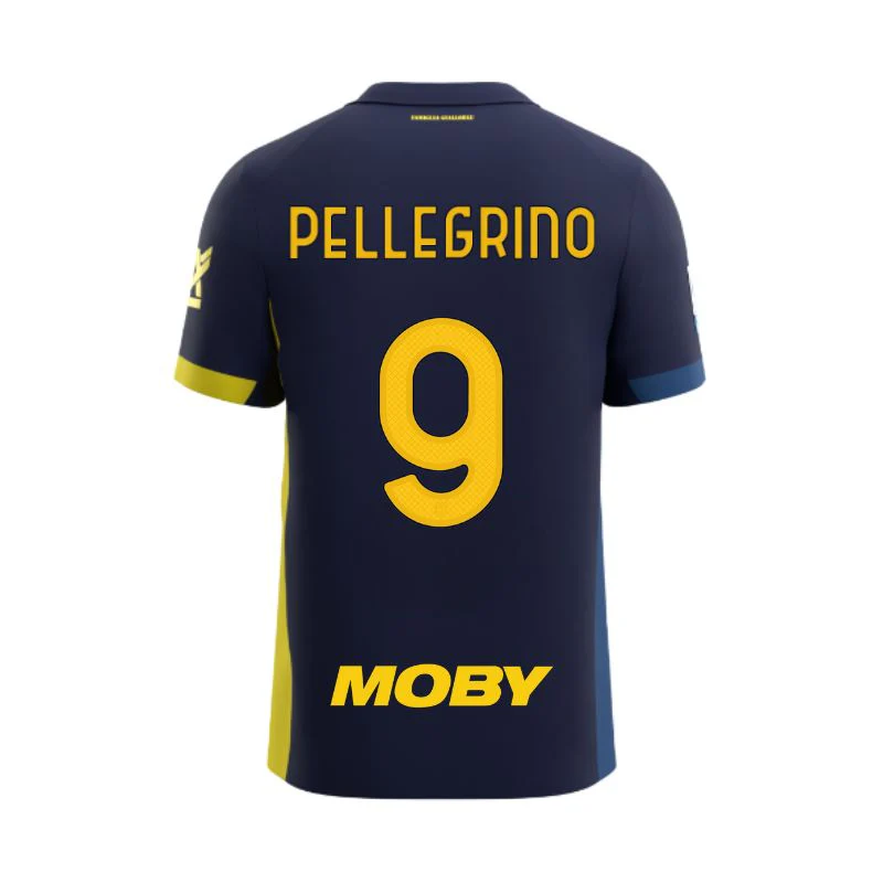 Maglia Junior Gara Parma Calcio Fourth 25/26 Pellegrino 9 NO PATCH SERIE A