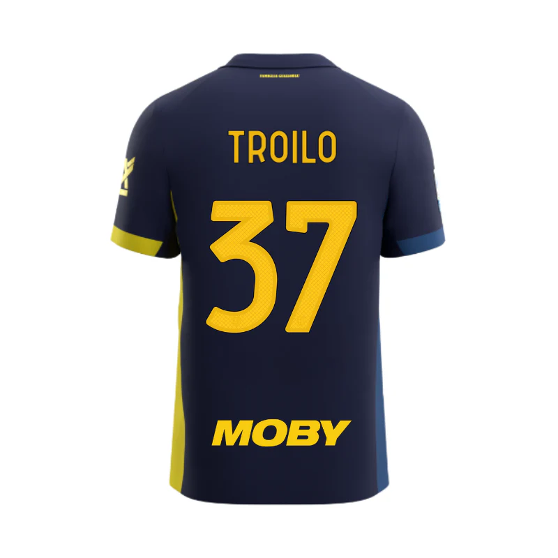 Maglia Junior Gara Parma Calcio Fourth 25/26 Troilo 37 NO PATCH SERIE A