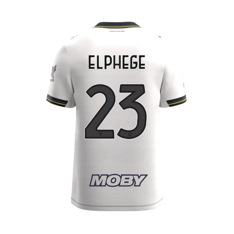 Maglia Junior Gara Parma Calcio Home 25/26 Elphege 23 NO PATCH SERIE