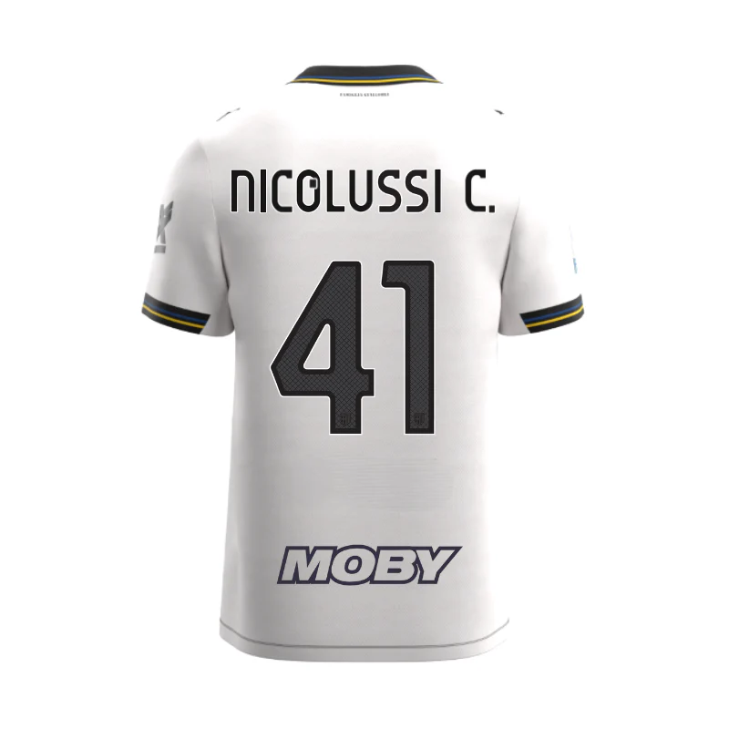 Maglia Junior Gara Parma Calcio Home 25/26 Nicolussi Caviglia 41 NO PATCH SERIE A