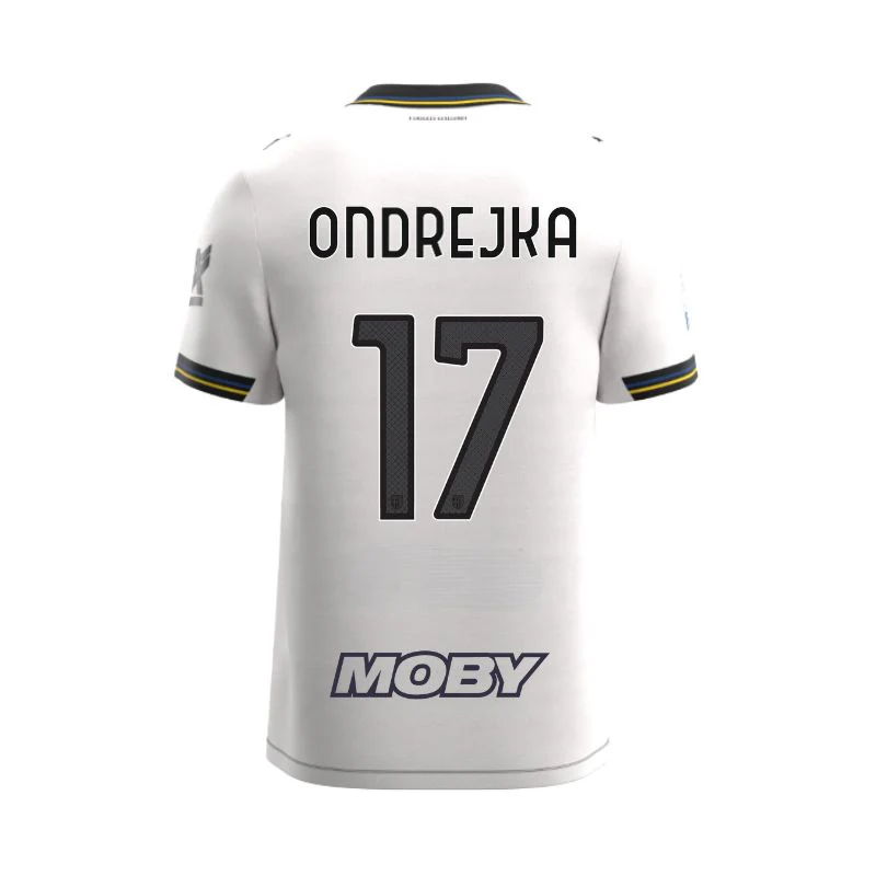Maglia Junior Gara Parma Calcio Home 25/26 Ondrejka 17 NO PATCH SERIE A
