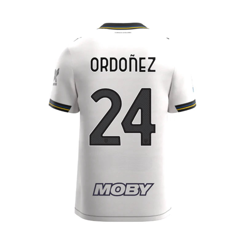Maglia Junior Gara Parma Calcio Home 25/26 Ordoñez 24 NO PATCH SERIE A