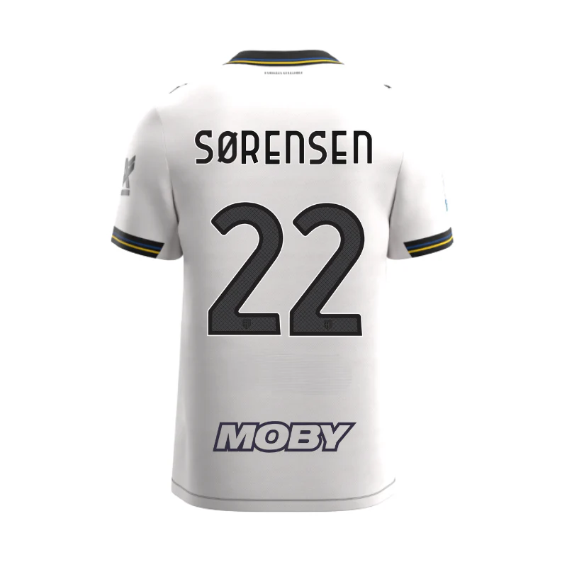 Maglia Junior Gara Parma Calcio Home 25/26 Sørensen 22 NO PATCH SERIE A