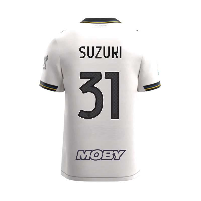 Maglia Junior Gara Parma Calcio Home 25/26 Suzuki 31 NO PATCH SERIE A