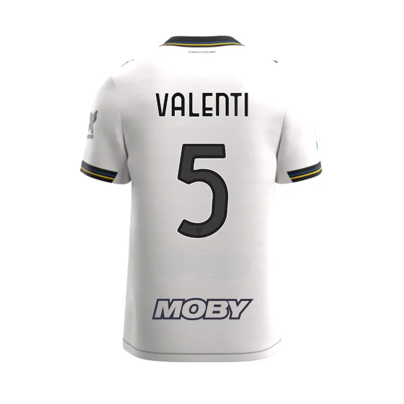 Maglia Junior Gara Parma Calcio Home 25/26 Valenti 5 NO PATCH SERIE A