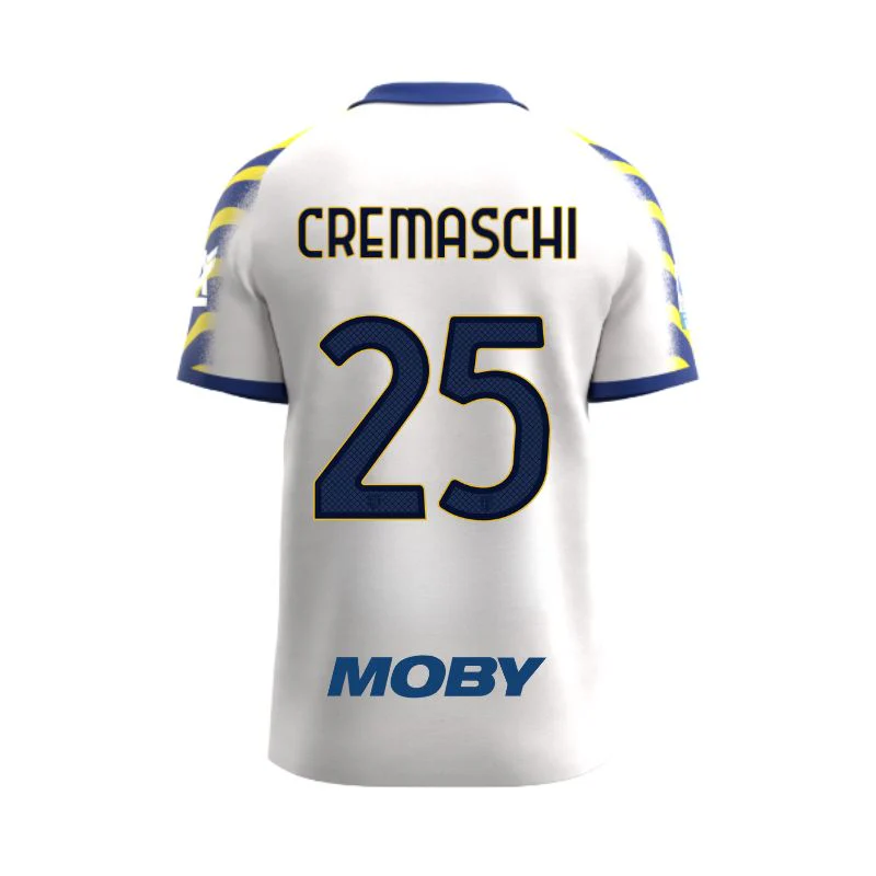 Maglia Junior Gara Parma Calcio Third 25/26 Cremaschi 25 NO PATCH SERIE A