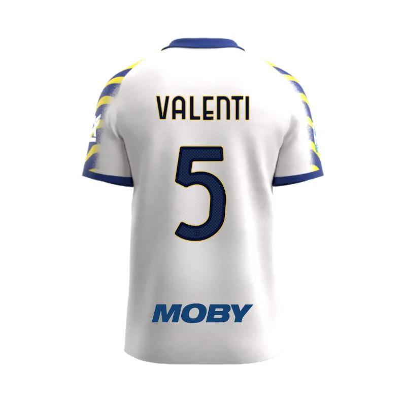 Maglia Junior Gara Parma Calcio Third 25/26 Valenti 5 NO PATCH SERIE A