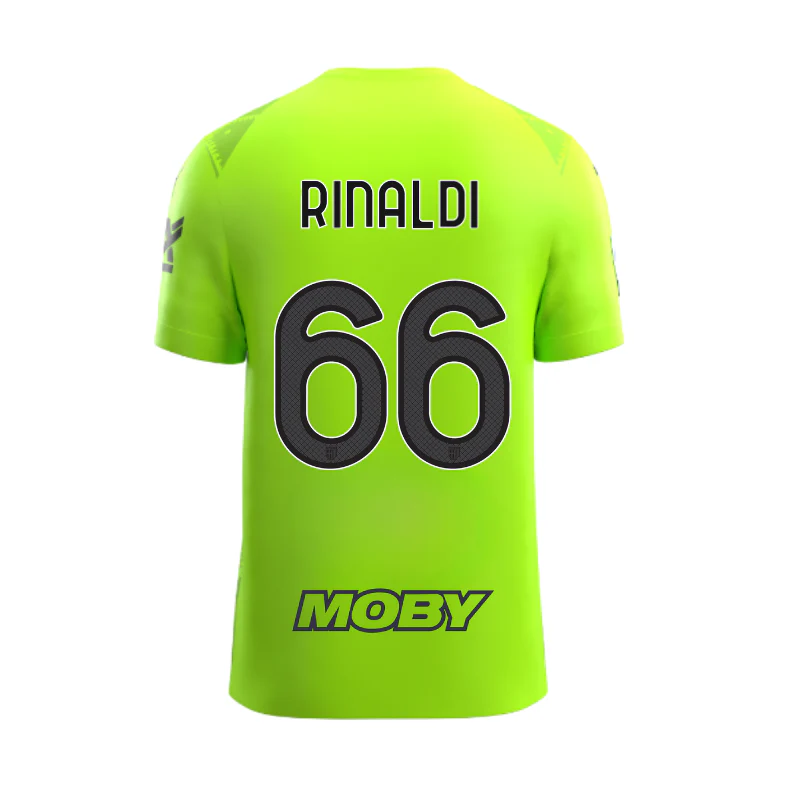 Maglia Junior Gara Portiere Parma Calcio Green Glare 25/26 Rinaldi 66 NO PATCH SERIE A