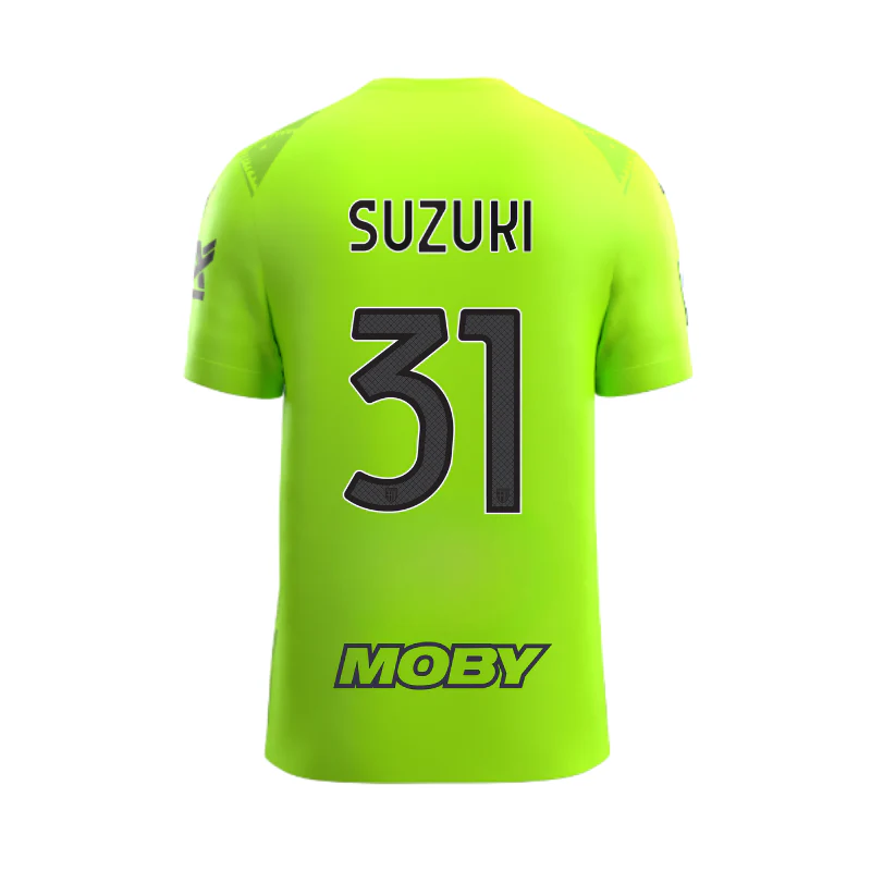 Maglia Junior Gara Portiere Parma Calcio Green Glare 25/26 Suzuki 31 NO PATCH SERIE A