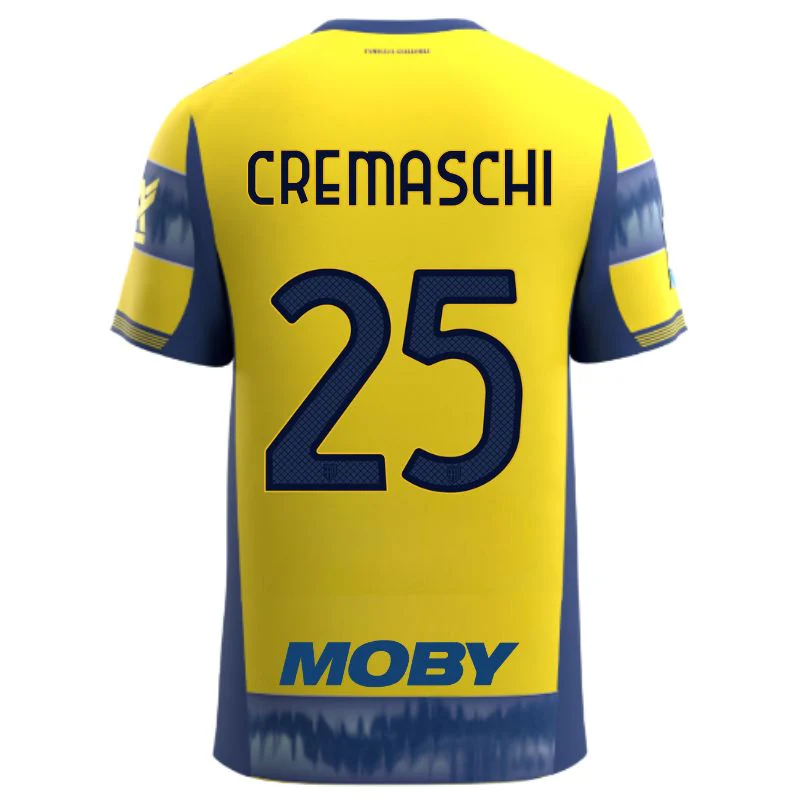 Maglia Parma Calcio Gara Away 25/26 Cremaschi 25 NO PATCH SERIE A
