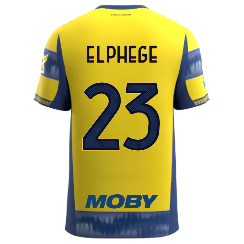 Maglia Parma Calcio Gara Away 25/26 Elphege 23 NO PATCH SERIE A