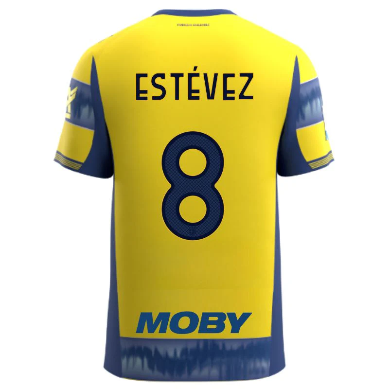 Maglia Parma Calcio Gara Away 25/26 Estévez 8 NO PATCH SERIE A
