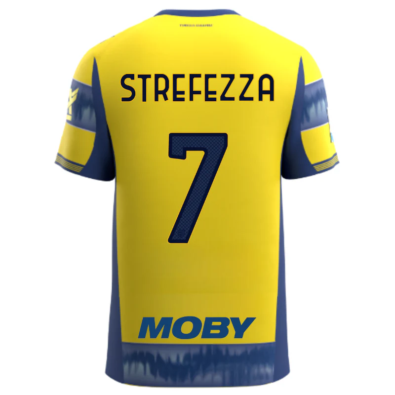 Maglia Parma Calcio Gara Away 25/26 Strefezza 7 NO PATCH SERIE A