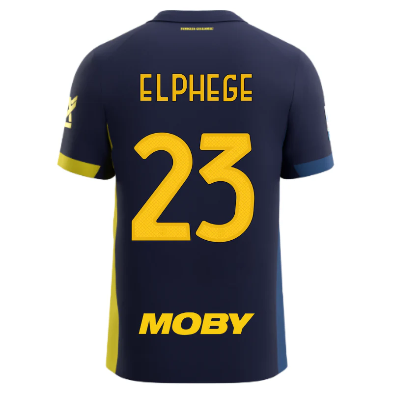 Maglia Parma Calcio Gara Fourth 25/26 Elphege 23 NO PATCH SERIE A