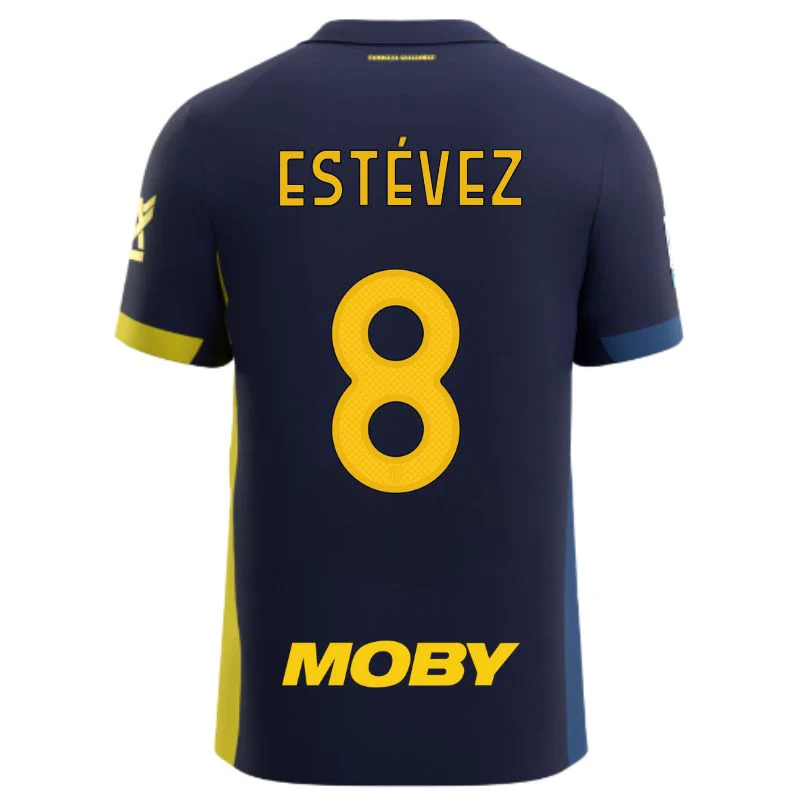 Maglia Parma Calcio Gara Fourth 25/26 Estévez 8 NO PATCH SERIE A