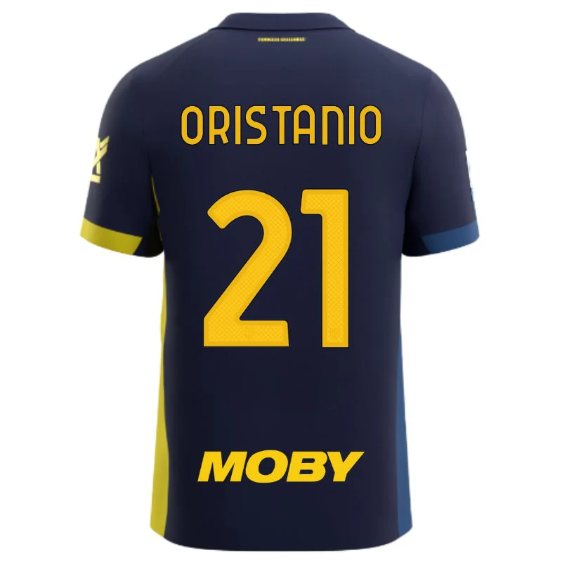 Maglia Parma Calcio Gara Fourth 25/26 Oristanio 21 NO PATCH SERIE A