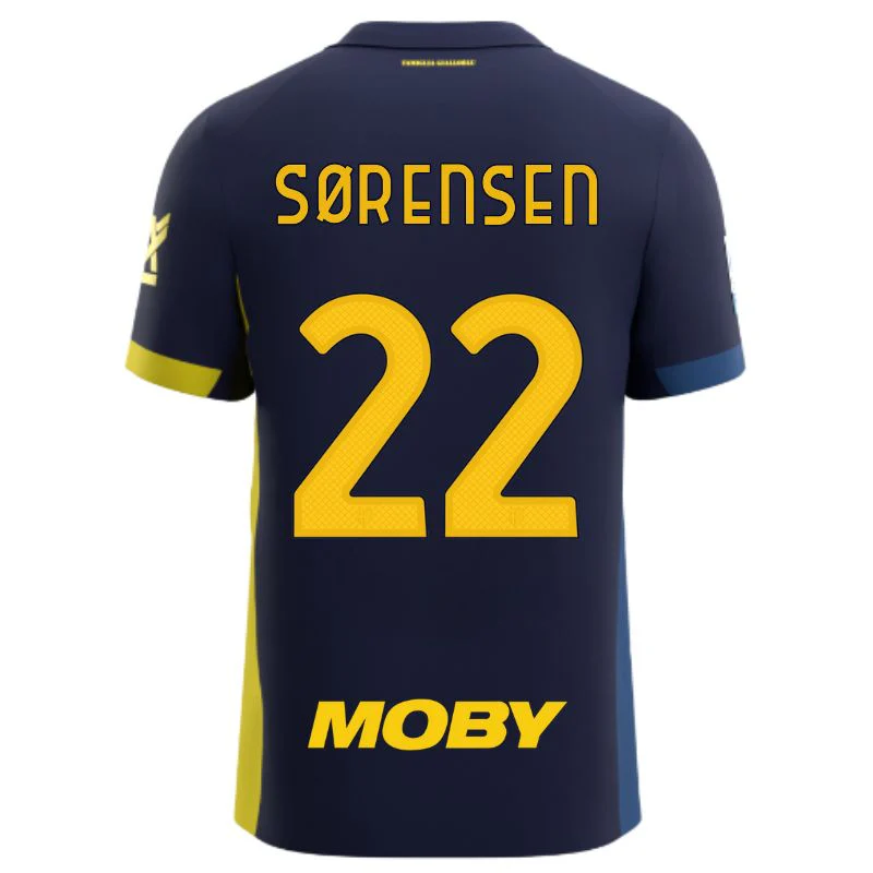 Maglia Parma Calcio Gara Fourth 25/26 Sørensen 22 NO PATCH SERIE A
