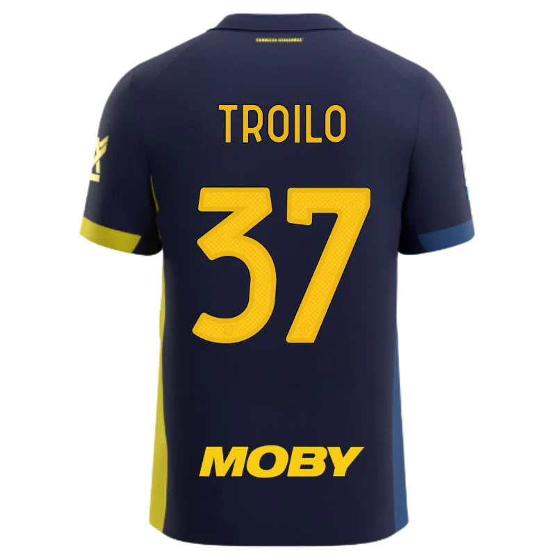 Maglia Parma Calcio Gara Fourth 25/26 Troilo 37 NO PATCH SERIE A