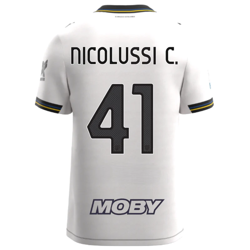 Maglia Parma Calcio Gara Home 25/26 Nicolussi Caviglia 41 NO PATCH SERIE A