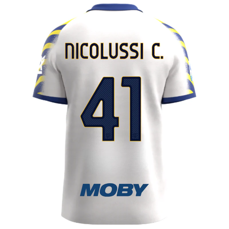 Maglia Parma Calcio Gara Third 25/26 Nicolussi Caviglia 41 NO PATCH SERIE A