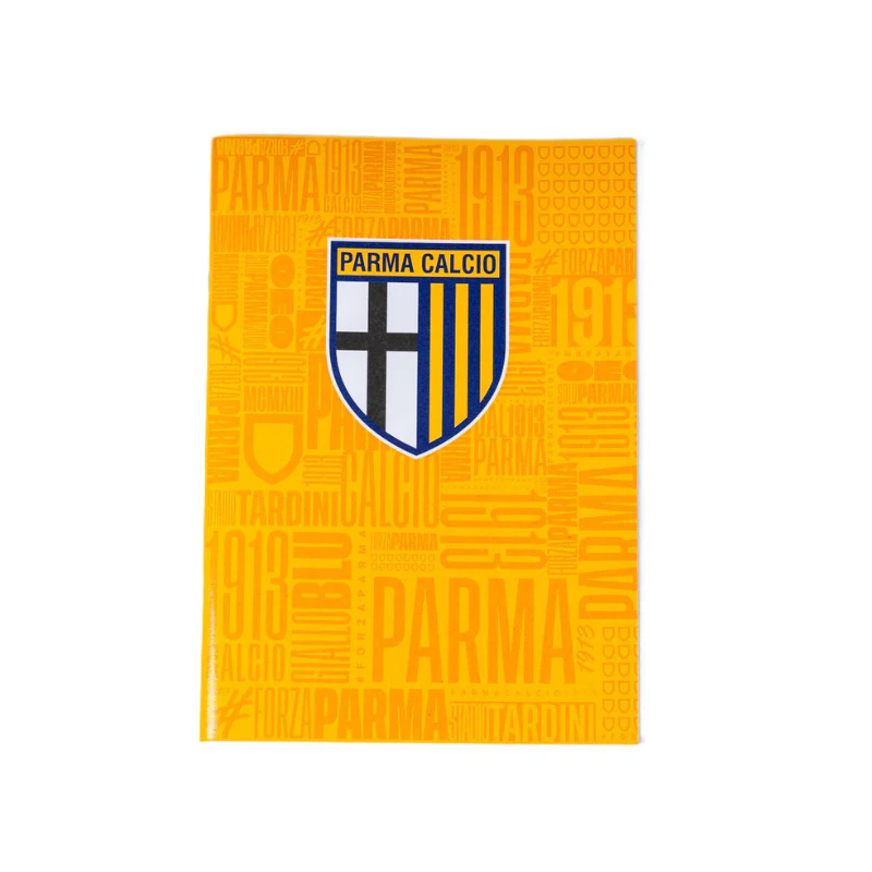 Quaderno a quadretti texture gialla - Parma Calcio