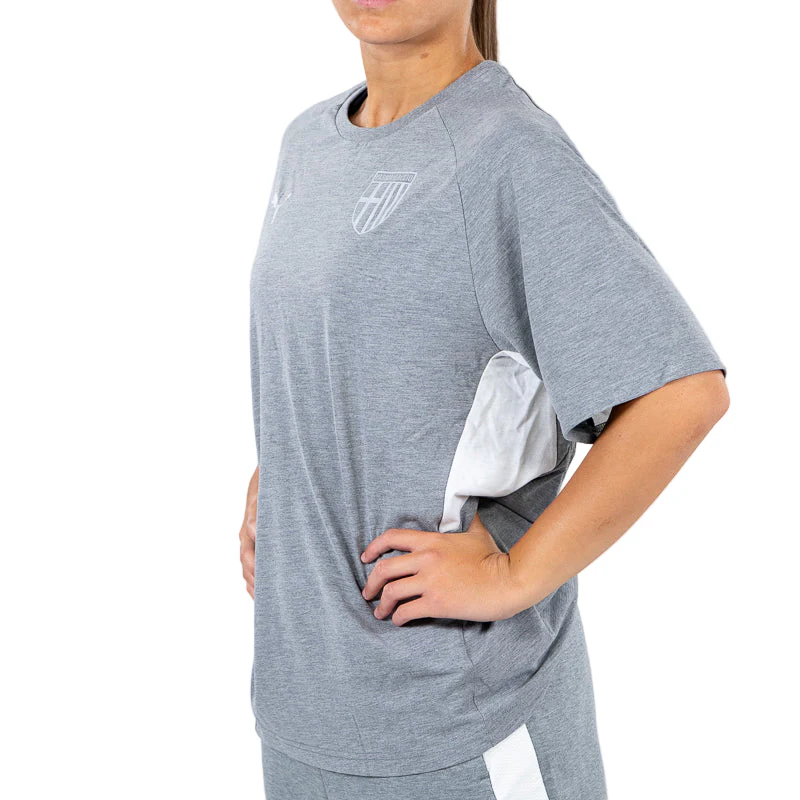 T-Shirt Woman EvoStripe Grigia - Parma Calcio